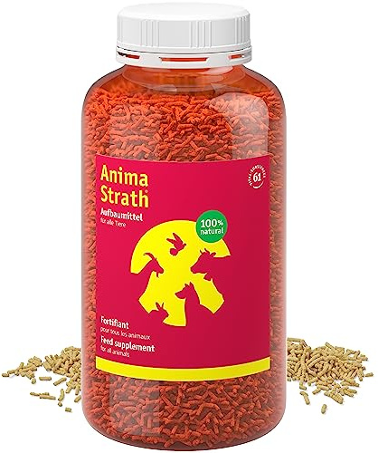 Anima-Strath Natural Food Supplement for Dogs & Cats | Immune System & Digestive Care with 61 Vital Nutrients, Vitamins, Minerals, Amino Acids & Prebiotic Qualities | BARF Diet Pet Food Topper