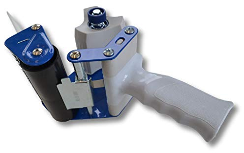 Profi Paketbandabroller/Klebebandabroller - Für 100 mm breites Paketband - Robuste Metall- + Kunststoffkonstuktion