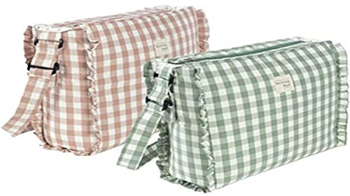 Walking Mum. Wickeltasche Remy Baby Wickeltasche für Kinderwagen oder Schulter - Rosa - Maße 32 x 32 x 12 cm