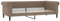 vidaXL Tagesbett, Gästebett 2-in-1, Sofabett Schlafsofa für Schlafzimmer Wohnzimmer, Bettsofa Sofa, Modernes Design, Cappuccino-Braun 100x200cm Kunstleder
