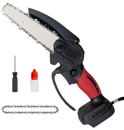 Mini Motosega da 6 pollici per Einhell, Motosega da Potatura Senza Fili da 18 V per GE-PS 18/15 Li BL-Solo Power X-Change, Motosega Elettrica a Mano per Legno e Giardinaggio (Batteria Non Inclusa)