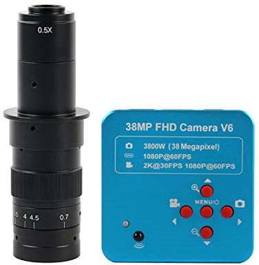 Digitalt mikroskop 1080P 2K 38MP Industrikamera HD HDMI Elektronmikroskop Mobiltelefon Reparationsförstoringsglas För Barn Vuxna