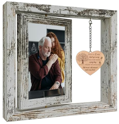 Marco de fotos de luto, regalos por la pérdida de un ser querido, condolencias, condolencia, dolor, animar, pensar en ti, regalos para mujeres (Dis dos, 15 x 10 cm)