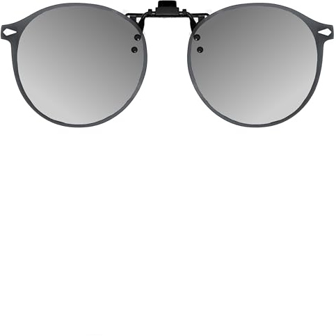 CREYESTAL Clip Gafas de Sol Polarizadas, Clip para Gafas para Sol, Clip Solar, Abatible y Ultraligero, Hombre, Mujer, 100% Anti-UV