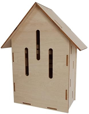 Casa De Murciélagos De Madera, Albergue de Madera para Exterior, Cueva De Descanso para Murciélagos, para Jardineros Propietarios Agricultores Jardín Parque Patio Césped