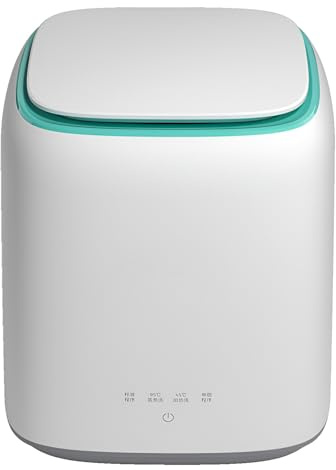 Liten smart tvättmaskin, 2-i-1 helautomatisk underklädstork, 4 lägen och innercylinder i rostfritt stål, för hemmet
