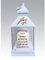 Waterproof Robin Memorial Graveside Lantern with LED Candle (Nan)
