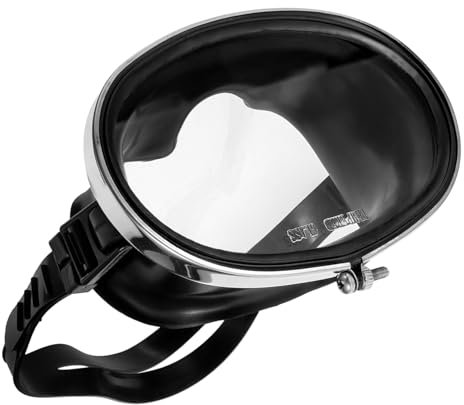 BESPORTBLE Hochauflösende Schwimm- Und Schnorchelbrille Aus Gehärtetem Glas Tauchmaske Für Erwachsene Edelstahlrahmen