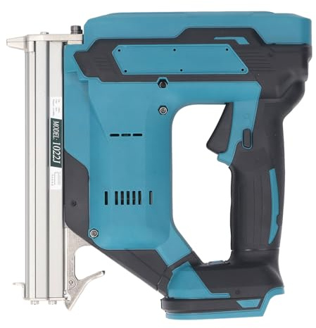 Naroote Elektrisk Häftpistol, 10-30Mm Batteridriven Spikpistol med Snabbkopplingsfodral och Bärbart Handtag, Uppladdningsbara Slitstarka Hantverksverktyg för Hemmet, Träbearbetning
