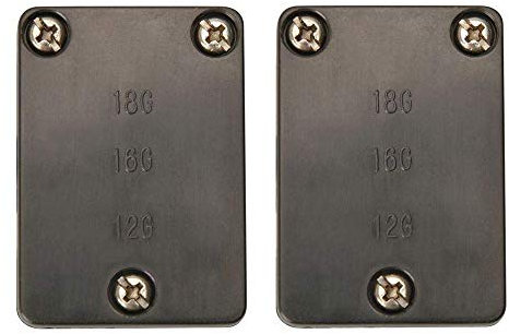 Moonrays 11604 Cable Connectors for Low Voltage Landscape Lighting, 2-Connectors, Black