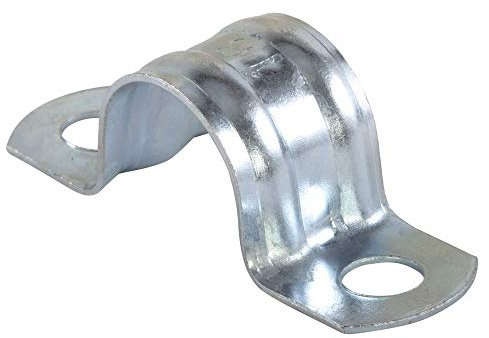 fischer | BSMD-10mm de doble pata grapas metalicas abrazaderas para tubos de agua, manguera o cable coaxial pared (50 unidades)