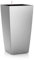 LECHUZA CUBICO Premium 22 silber metallic 18468