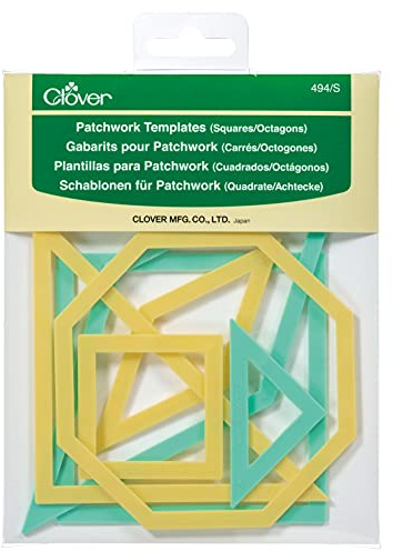 Clover Patchwork Templates Square/Octagon, 1