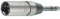 Neutrik NA3MP 3 Pin XLR Male Stereo Jack Plug Adaptor, 6.35 mm, Silver