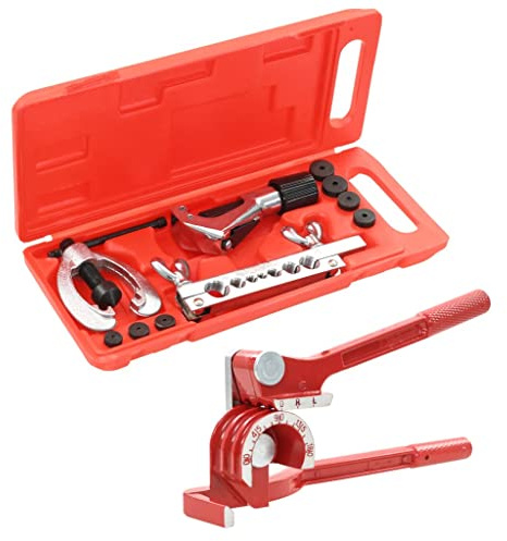 vidaXL Bördelgerät Bördel Werkzeug Set Bremsleitung Bördeln Rohrbiegezange