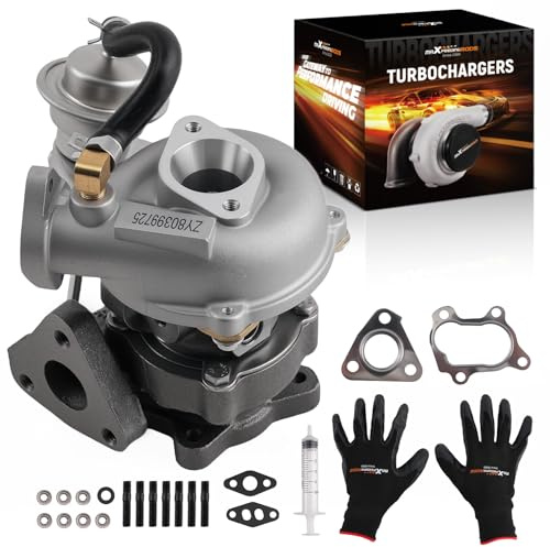 maXpeedingrods Turbocompressore RHB31 VZ21 Turbina 13900-62D51 per Rhino Quads motoslitte ATV 100hp auto piccole + guarnizione Turbocharger Per Suzuki ALTO ，Raffreddamento ad acqua + olio