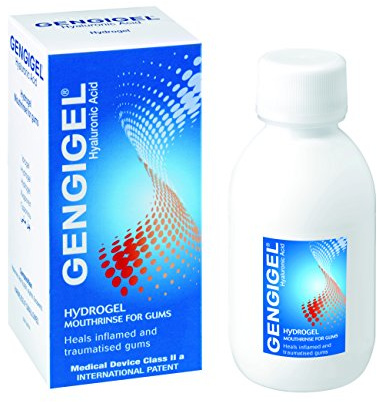 Gengigel Mouthwash 150ml (Pack of 6) – Hyaluronic Acid Mouth Ulcer Treatment for Adults, Gum Repair & Gum Disease Support, Oral Rinse for Bleeding Gums & Mouth Ulcers