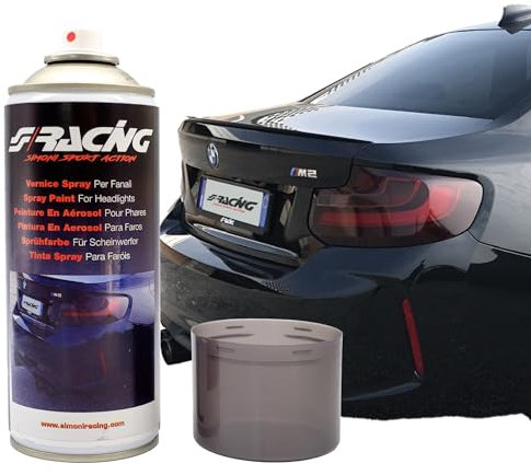 Simoni Racing BCP/3F Vernice Spray per Fanali Auto, Vernice per Indicatori di direzione e Cupolini, 400 ml Colore Fumè
