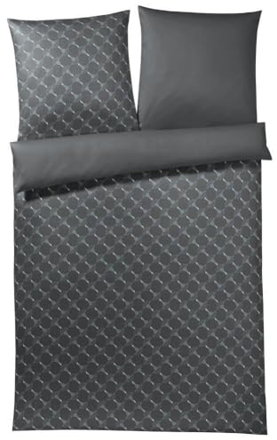 Joop! Bettwäsche Cornflower Gradient Graphit 1 Bettbezug 140 x 200 cm + 1 Kissenbezug 70 x 90 cm
