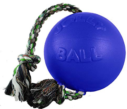 Horsemen's Pride Romp-n-Roll Jolly Ball, 6-Inch, Blue