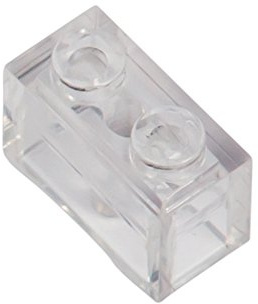 Q-Bricks Beutel 1000Stck. Bausteine 1x2 Transparent 920