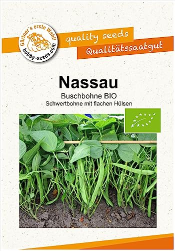 Nassau Buschbohne BIO-Bohnensamen von Bobby-Seeds, Portion