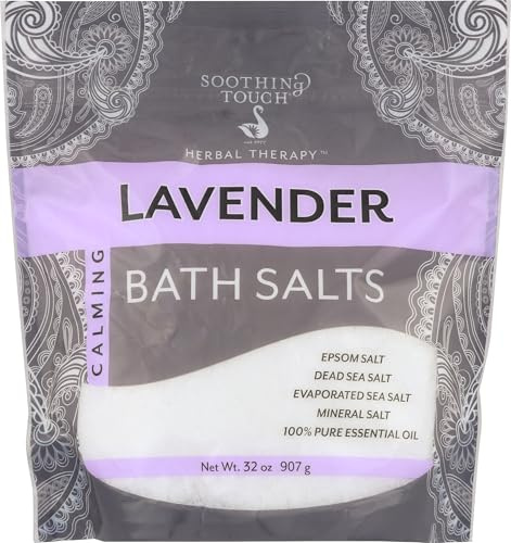 Soothing Touch Lavender Bath Salts Pouch, 32 oz
