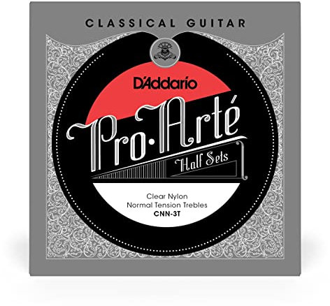D'Addario Gitarrensaiten Konzertgitarre | Akustikgitarre | Akustik Gitarre Saiten | Classical Guitar Strings | CNN-3T Gitarrensaiten