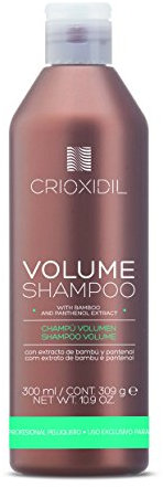 CRIOXIDIL - Champú Volumen - 300 ml - con Extracto de Bambú y Provitamina B5 - Protege el Color del Cabello - Aumenta el Brillo - con Protección Solar para el Pelo - Anti Envejecimiento Capilar