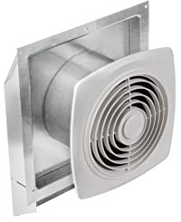 Broan-NuTone 509 Through-the-Wall Ventilation Fan White Cover, 200 CFM, 8.5 Sones, 8
