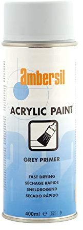 Ambersil 20189 Grey Primer Acrylic Paint 400Ml