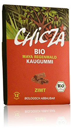 Chicza Chewing-gum bio à la cannelle (10 x 30 g)