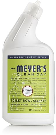 MRS. MEYER'S CLEAN DAY Liquid Toilet Bowl Cleaner, Stain Removing, Lemon Verbena, 24 oz