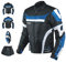 A-pro Giacca Oxford Nylon Uomo Tessile CE Protezioni Termiche Moto Blu M