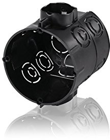 Lot de 25 boîtiers à encastrer pour escalier Compatible Boite de raccordement Profondeur 61 mm-diamètre : Support f-tronic/60 mm