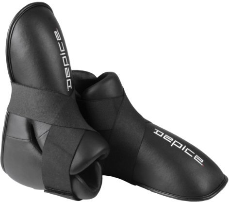 DEPICE Fußschutz Kickboxen „Topline Star“ schwarz XL
