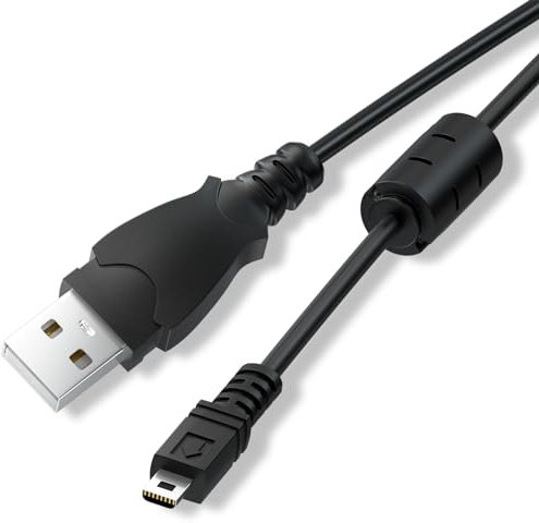 LEAGY - Cavo USB per Ricarica e sincronizzazione Dati, per Fotocamera Sony Cybershot DSC-W800 W810 W830 W330 S/b/p/r