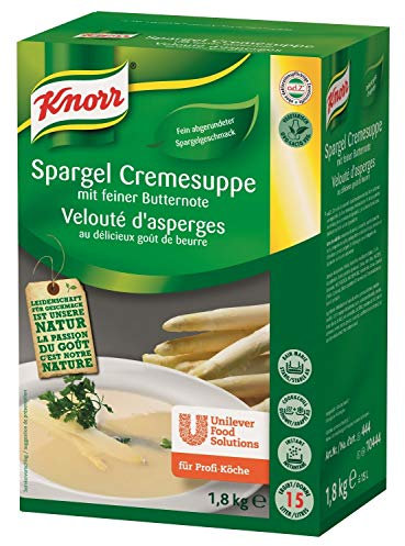 Knorr Spargel Cremesuppe Trockenmischung (mit feiner Butternote) 1er Pack (1 x 1,8kg)