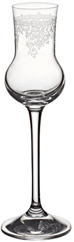 CRISTALICA Grappakelch Obstlerglas Schnapsglas Panto 90 ml Transparent Pantographie Kristallglas