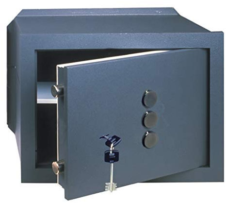 CISA 182210210, Cassaforte a Muro, con Chiave e combinatore, C Key 3, L31 x H19 x P20