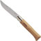 Opinel O001084 Taschenmesser, beige, 12 cm, Hartholz Braun