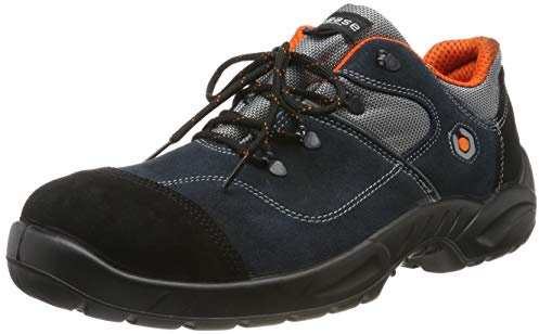 BASE Protection Garibaldi S1P SRC Zapato de Seguridad, Talla: 43, Color: Azul/Naranja, B0155BLO43