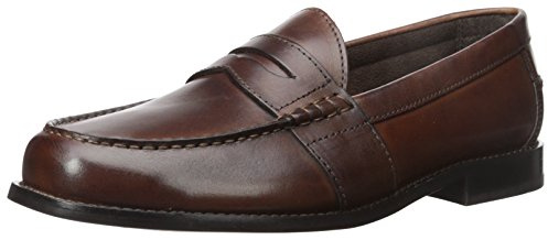 Nunn Bush Noah Penny Loafer Dress Casual Slip On, Calzado Hombre, marrón, 44.5 EU Ancho