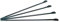 Kopp 328505094 Kabelbinder, hohe Zugfestigkeit, 15 Stück, 360 x 9 mm, schwarz