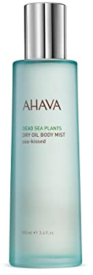 AHAVA Dead Sea Plants Dry Oil Body Mist, Sea-Kissed - Nourishes, Softens & Glows Skin, Gives Radiance & Strengthens Skin's Barrier, Enriched with Osmoter blend, Jojoba Seed Oil & Vitamin E, 3.4 Fl.Oz