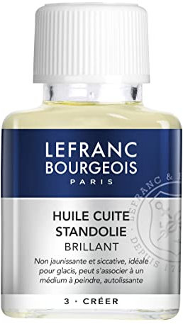 Lefranc & Bourgeois Lavendelöl für Ölfarben, verbessert die Haftung der Ölfarben - 250ml Flasche