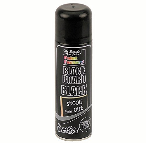 Blackboard Spray Paint Childs Bedroom School Room 250ml Chalk Black Board (1 Pack)