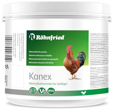 Röhnfried Kanex Contro Il mangiamento di Piume, Il Becco di Piume e Il cannibalismo nel pollame (700 g)