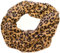 AvaMia Loop Schlauchschal Schal Damenschal Pashminal Leopard Look braun mit schwarzen Punkten 26 cm x 75 cm