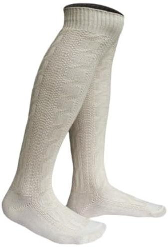 FROHSINN Chaussettes traditionnelles jusqu'au genou à motif de trachten - Taille 41
